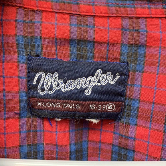 90’s vintage wrangler men’s sz L pearl snap shirt - Picture 2 of 5